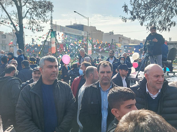 حضور گسترده جامعه‌ی دو و میدانی استان تهران در مراسم گرامیداشت یوم‌الله ۲۲بهمن